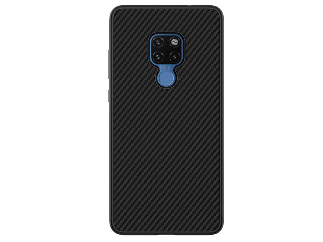 Чехол Nillkin Synthetic fiber для Huawei Mate 20 (черный, карбон)