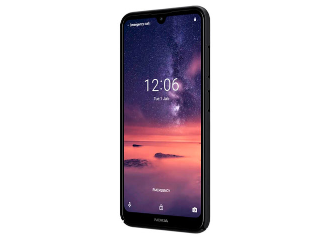 Чехол Nillkin Hard case для Nokia 3.2 (черный, пластиковый)