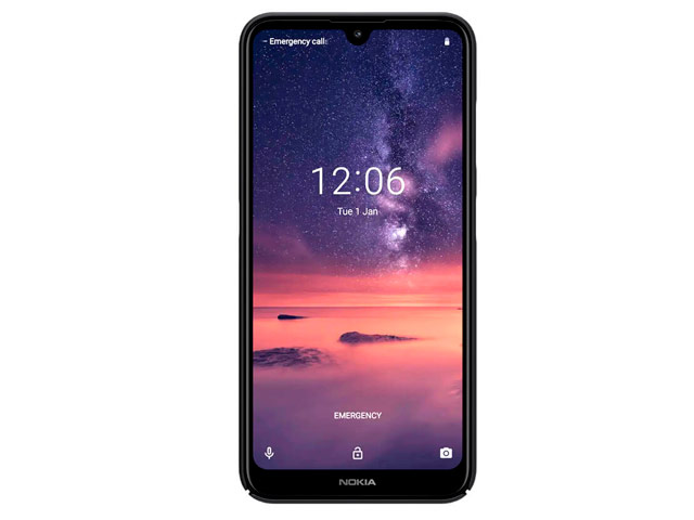 Чехол Nillkin Hard case для Nokia 3.2 (черный, пластиковый)