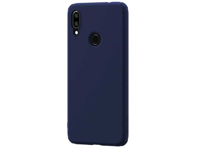 Чехол Nillkin Rubber Wrapped для Xiaomi Redmi Note 7 (синий, гелевый)