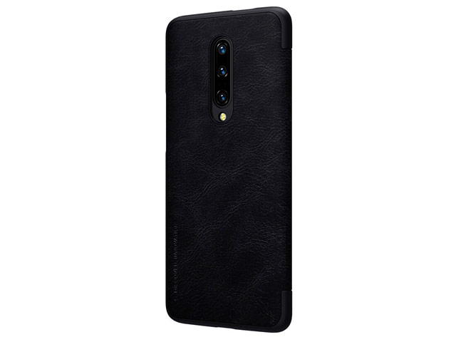 Чехол Nillkin Qin leather case для OnePlus 7 pro (черный, кожаный)