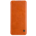 Чехол Nillkin Qin leather case для OnePlus 7 pro (коричневый, кожаный)