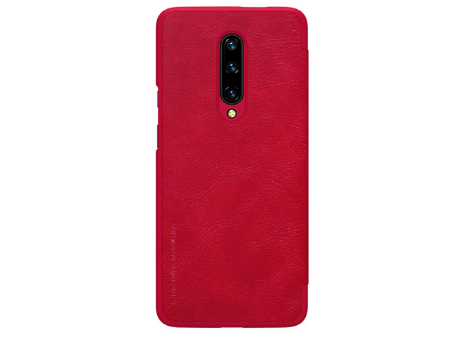 Чехол Nillkin Qin leather case для OnePlus 7 pro (красный, кожаный)