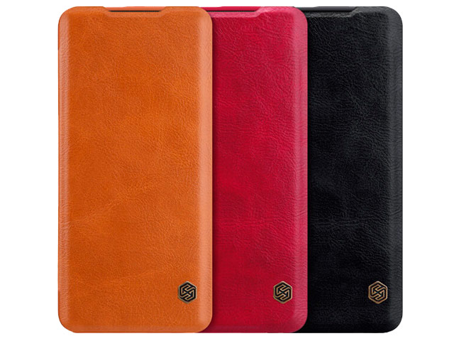 Чехол Nillkin Qin leather case для OnePlus 7 pro (красный, кожаный)