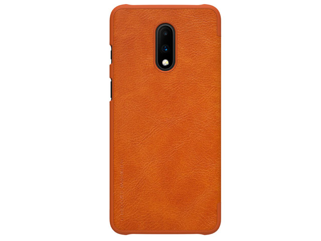 Чехол Nillkin Qin leather case для OnePlus 7 (коричневый, кожаный)