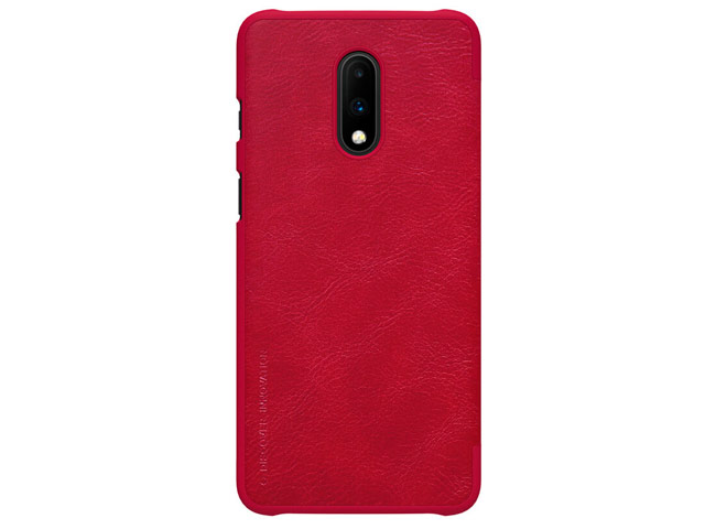 Чехол Nillkin Qin leather case для OnePlus 7 (красный, кожаный)