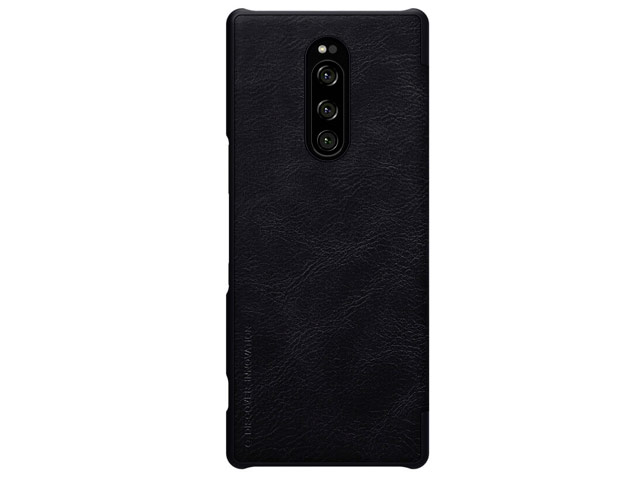 Чехол Nillkin Qin leather case для Sony Xperia 1 (черный, кожаный)