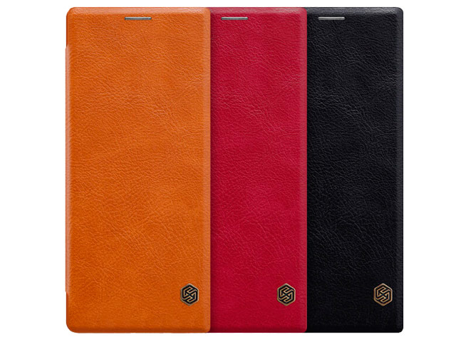 Чехол Nillkin Qin leather case для Sony Xperia 1 (коричневый, кожаный)