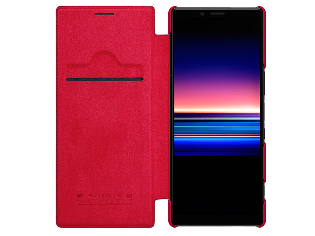 Чехол Nillkin Qin leather case для Sony Xperia 1 (красный, кожаный)