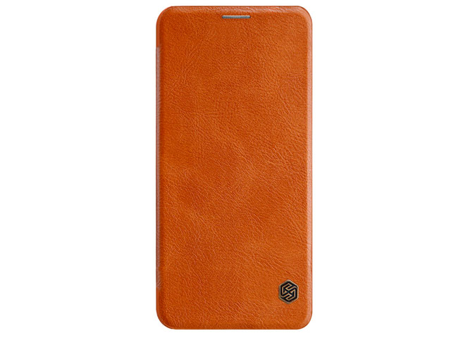 Чехол Nillkin Qin leather case для LG G8 ThinQ (коричневый, кожаный)