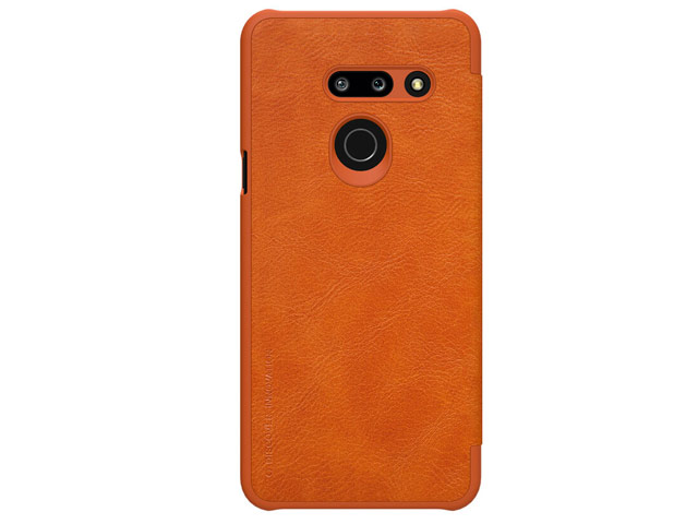 Чехол Nillkin Qin leather case для LG G8 ThinQ (коричневый, кожаный)