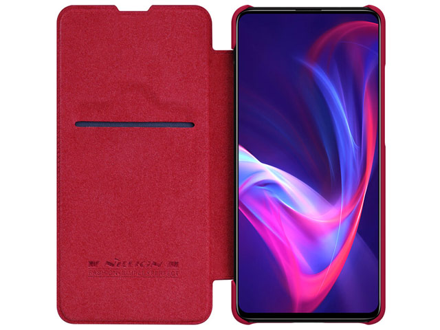 Чехол Nillkin Qin leather case для Xiaomi Mi 9T (красный, кожаный)