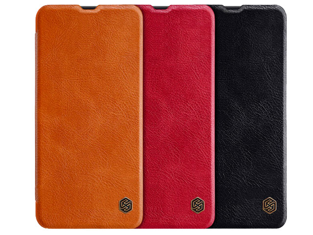 Чехол Nillkin Qin leather case для Samsung Galaxy A50 (черный, кожаный)