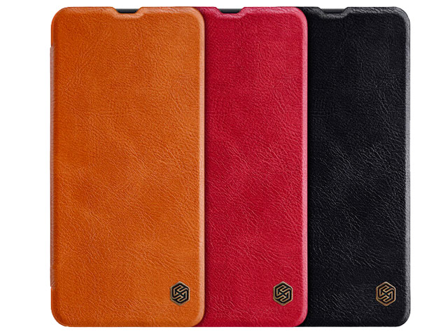Чехол Nillkin Qin leather case для Samsung Galaxy A50 (черный, кожаный)