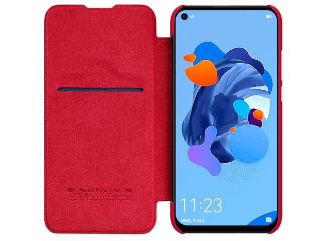 Чехол Nillkin Qin leather case для Huawei P20 lite 2019 (красный, кожаный)