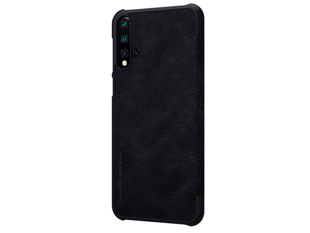 Чехол Nillkin Qin leather case для Huawei Nova 5 (черный, кожаный)