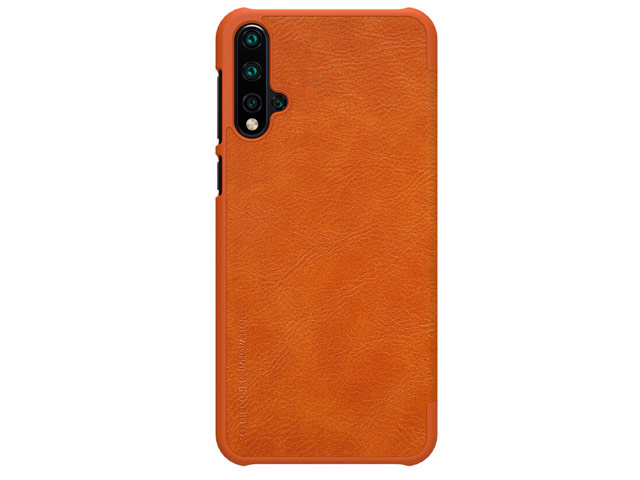 Чехол Nillkin Qin leather case для Huawei Nova 5 (коричневый, кожаный)