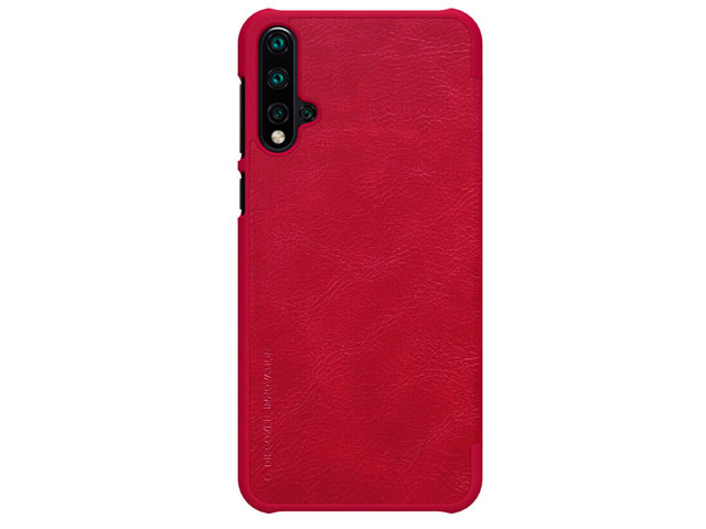 Чехол Nillkin Qin leather case для Huawei Nova 5 (красный, кожаный)