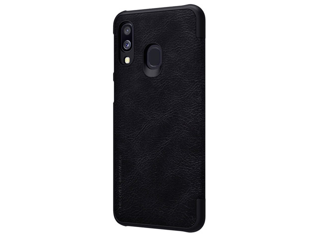 Чехол Nillkin Qin leather case для Samsung Galaxy A40 (черный, кожаный)