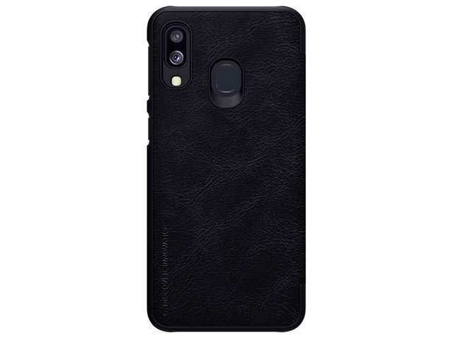 Чехол Nillkin Qin leather case для Samsung Galaxy A40 (черный, кожаный)