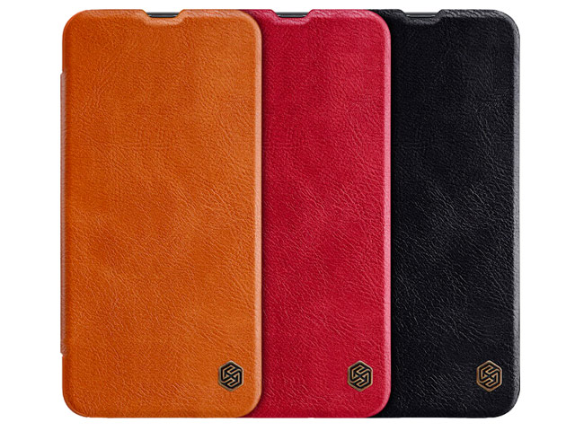Чехол Nillkin Qin leather case для Samsung Galaxy A40 (коричневый, кожаный)
