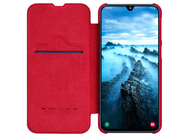 Чехол Nillkin Qin leather case для Samsung Galaxy A40 (красный, кожаный)