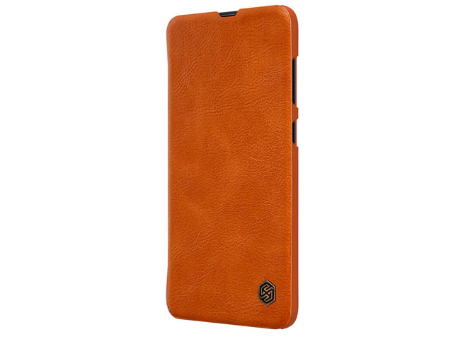 Чехол Nillkin Qin leather case для Samsung Galaxy A70 (коричневый, кожаный)