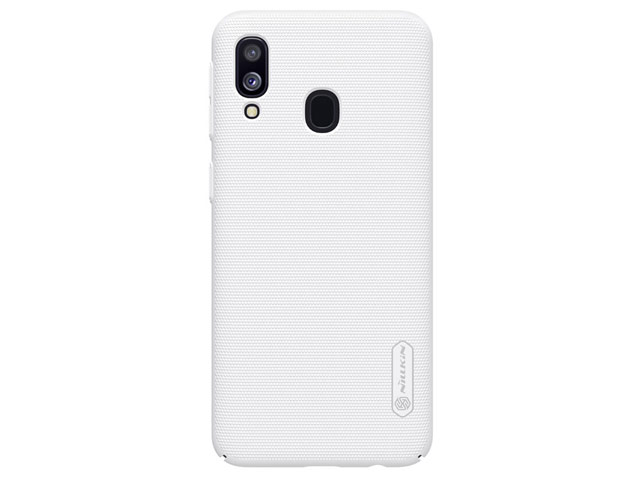 Чехол Nillkin Hard case для Samsung Galaxy A40 (белый, пластиковый)