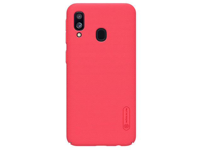Чехол Nillkin Hard case для Samsung Galaxy A40 (красный, пластиковый)