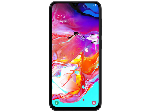 Чехол Nillkin Hard case для Samsung Galaxy A70 (черный, пластиковый)