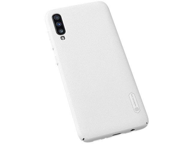 Чехол Nillkin Hard case для Samsung Galaxy A70 (белый, пластиковый)