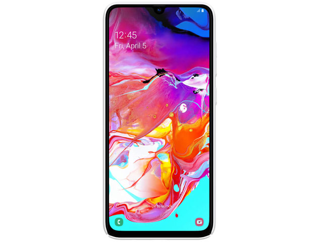 Чехол Nillkin Hard case для Samsung Galaxy A70 (белый, пластиковый)