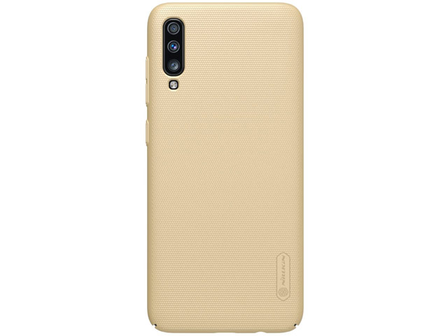 Чехол Nillkin Hard case для Samsung Galaxy A70 (золотистый, пластиковый)