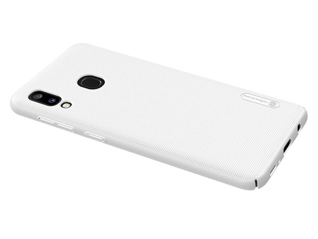 Чехол Nillkin Hard case для Samsung Galaxy A20 (белый, пластиковый)