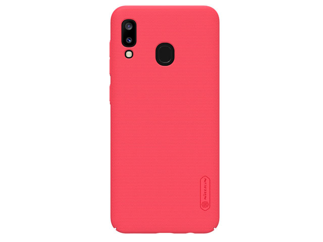 Чехол Nillkin Hard case для Samsung Galaxy A20 (красный, пластиковый)