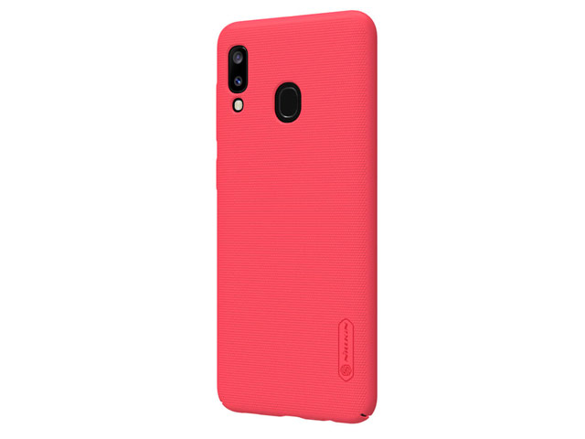 Чехол Nillkin Hard case для Samsung Galaxy A20 (красный, пластиковый)