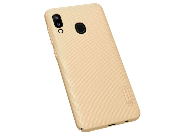 Чехол Nillkin Hard case для Samsung Galaxy A20 (золотистый, пластиковый)