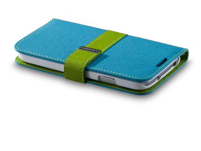 Чехол Momax Flip Diary Case для Samsung Galaxy S4 i9500 (синий, кожанный)