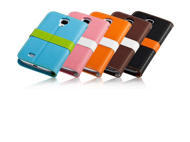 Чехол Momax Flip Diary Case для Samsung Galaxy S4 i9500 (синий, кожанный)