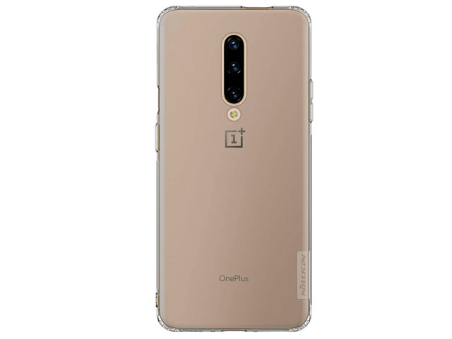 Чехол Nillkin Nature case для OnePlus 7 pro (серый, гелевый)