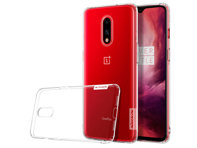 Чехол Nillkin Nature case для OnePlus 7 (прозрачный, гелевый)