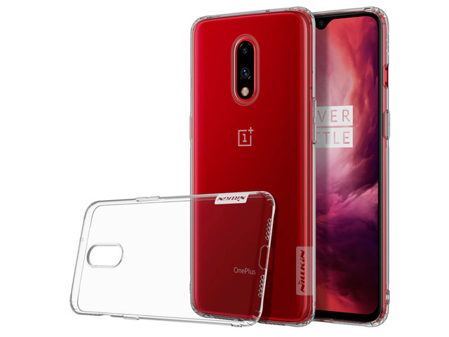 Чехол Nillkin Nature case для OnePlus 7 (серый, гелевый)