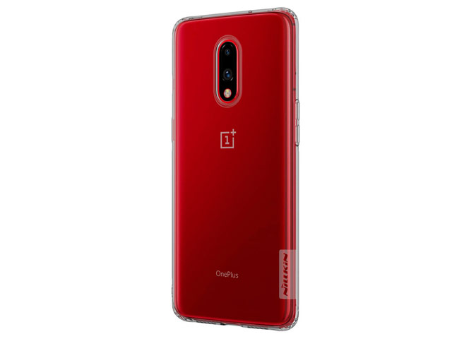 Чехол Nillkin Nature case для OnePlus 7 (серый, гелевый)