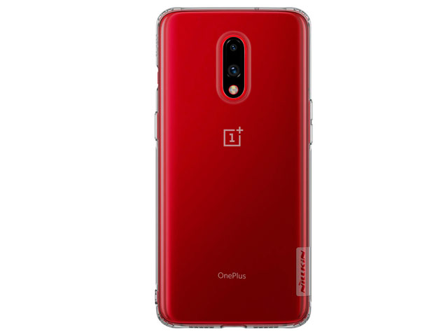 Чехол Nillkin Nature case для OnePlus 7 (серый, гелевый)