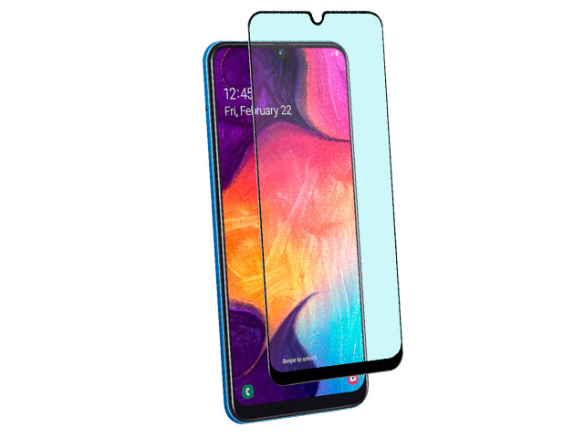 Защитное стекло Yotrix 3D Pro Glass Protector для Samsung Galaxy A30/A50 (черное)