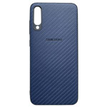 Чехол Yotrix CarbonCase для Samsung Galaxy A70 (синий, гелевый)