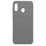 Чехол Yotrix CarbonCase для Samsung Galaxy A40 (серый, гелевый)