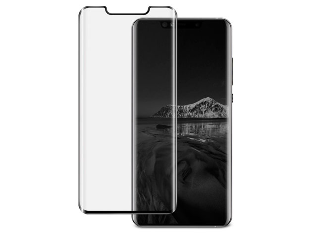 Защитное стекло Yotrix 3D Pro Glass Protector для Huawei Mate 20 pro (черное)