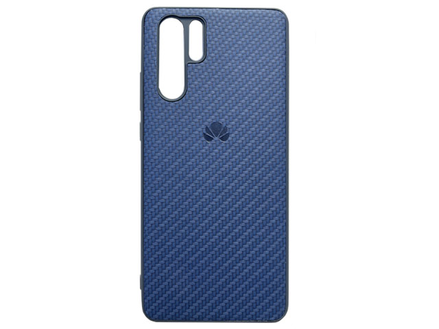 Чехол Yotrix CarbonCase для Huawei P30 pro (синий, гелевый)