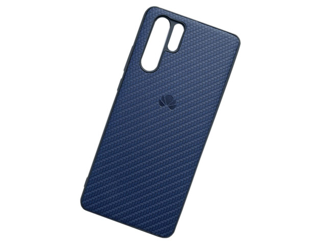 Чехол Yotrix CarbonCase для Huawei P30 pro (синий, гелевый)